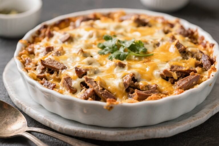 Low Carb Philly Cheesesteak Casserole – Big Flavor, Fewer Carbs