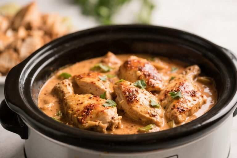 Keto Crockpot Creamy Cajun Chicken – Comforting, Low-Carb, and Effortless