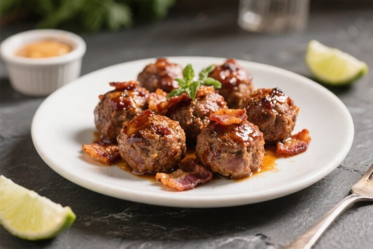 Keto BBQ Bacon Meatballs – Smoky, Saucy, and Low-Carb Comfort