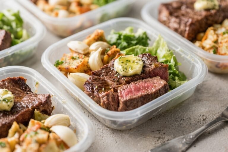 Garlic Butter Steak Bite Meal Prep – Quick, Flavor-Packed, and Satisfying