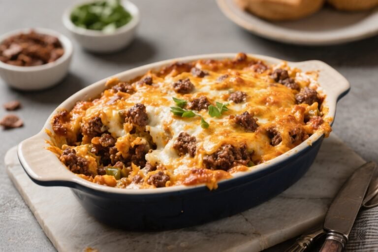 Keto Crack Burger Casserole – A Comforting, Low-Carb Classic