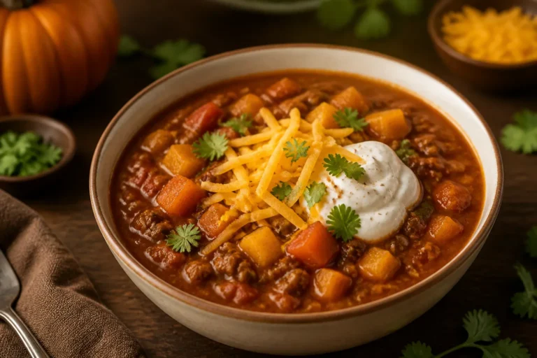 Keto Pumpkin Chili – Cozy, Low-Carb Comfort in a Bowl