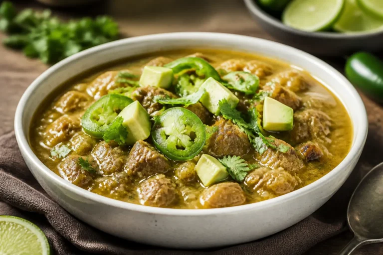 Keto Chili Verde – Bright, Comforting, and Low-Carb