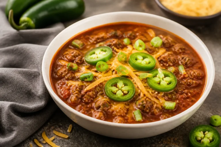 Spicy Keto Jalapeño Chili – Bold Flavor, Low-Carb Comfort