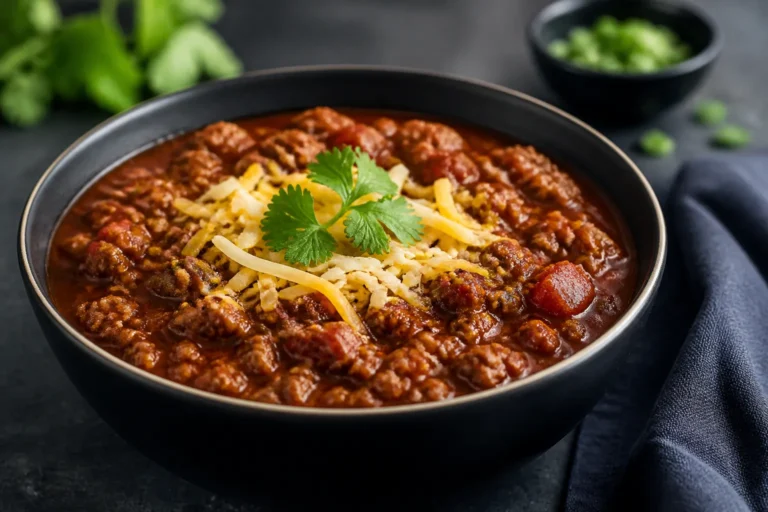 Keto Chili With Ground Turkey – Cozy, Flavor-Packed, and Low-Carb