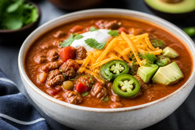Keto Chili Soup – A Cozy, Low-Carb Bowl With Big Flavor
