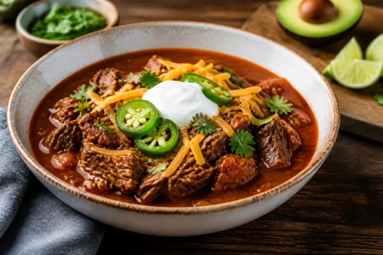Keto Brisket Chili – Hearty, Low-Carb Comfort Food