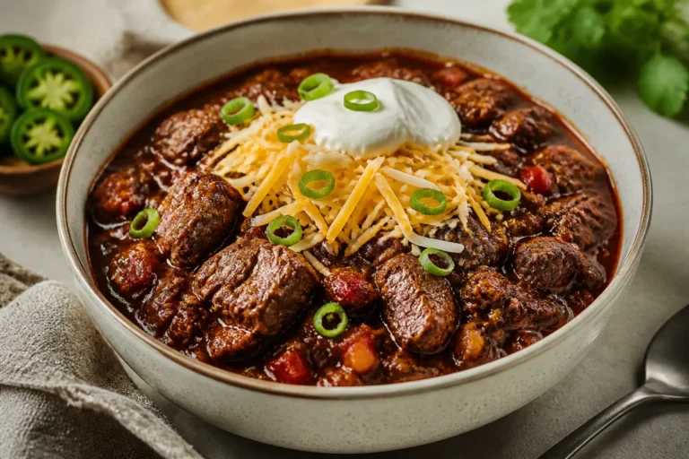 Keto Steak Chili – Hearty, Low-Carb Comfort in a Bowl
