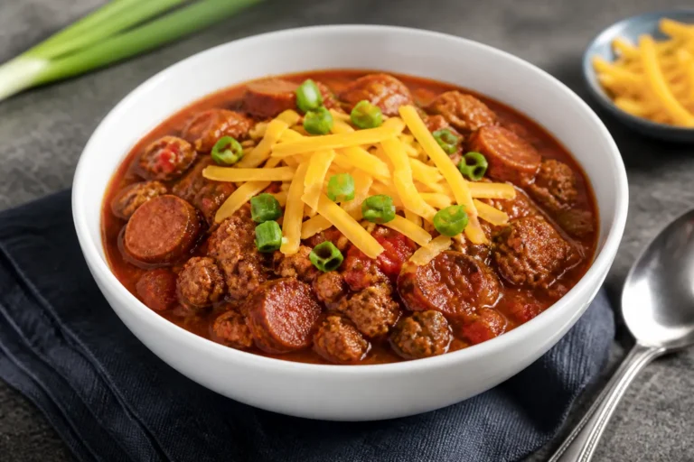 Keto Chili With Sausage – Hearty, Comforting, and Low-Carb