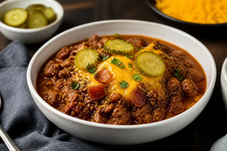 Keto Cheeseburger Bacon Chili – Hearty, Low-Carb Comfort Food