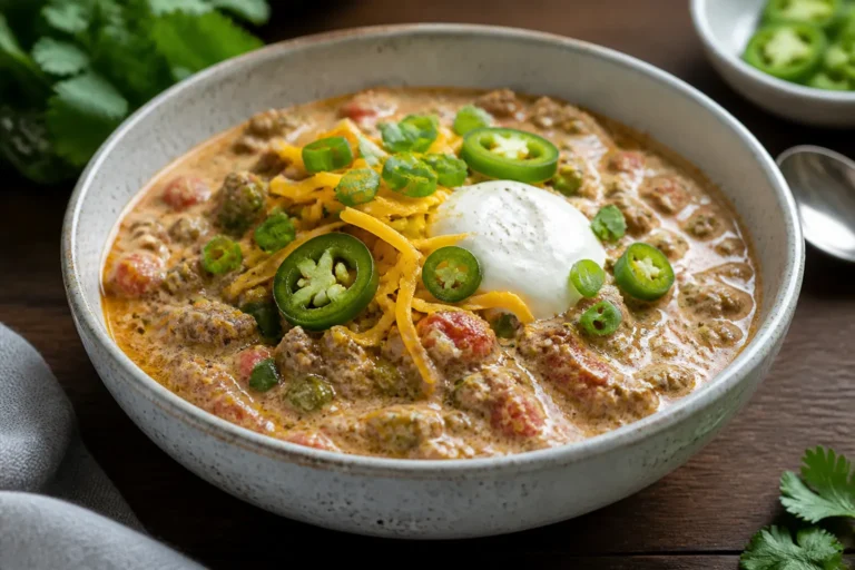 Keto Ranch Chili – Creamy, Zesty, and Low-Carb Comfort