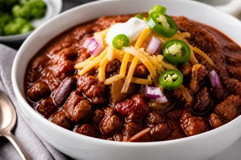 Keto Restaurant Style Chili – Hearty, Bold, and Low-Carb