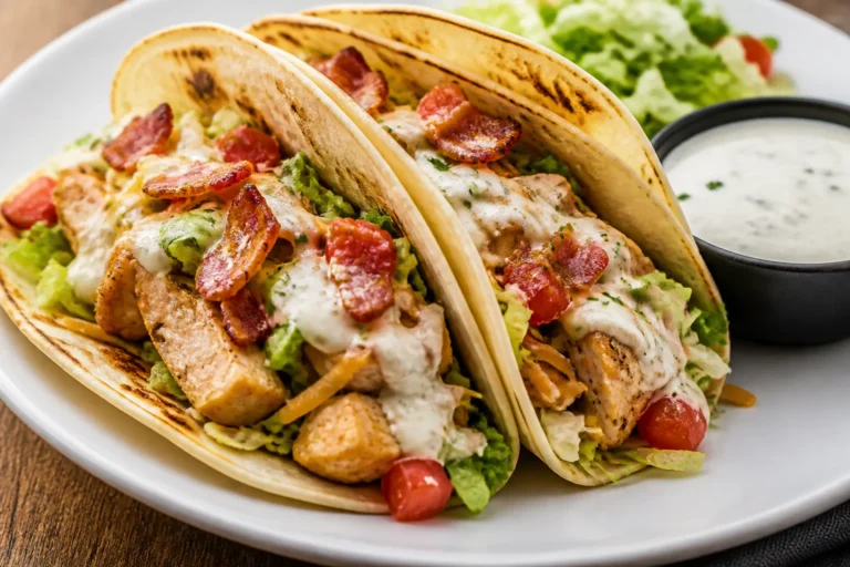Keto Chicken Bacon Ranch Tacos – Easy, Satisfying, and Low-Carb