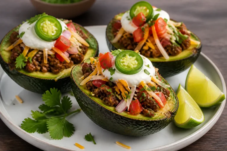 Keto Taco Stuffed Avocados – A Fast, Flavor-Packed Low-Carb Meal