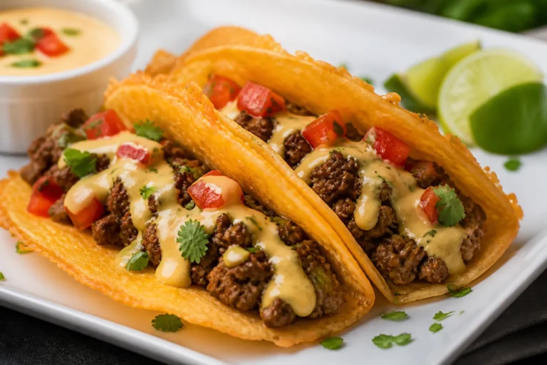 Keto Queso Beef Tacos – Cheesy, Satisfying, and Low-Carb
