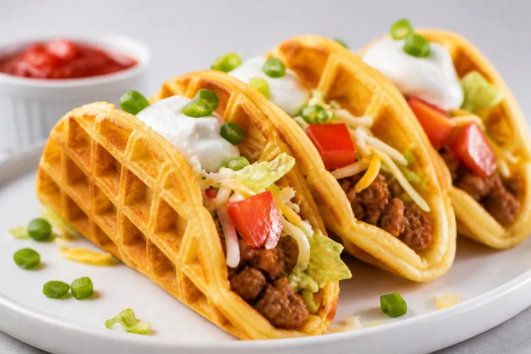Keto Taco Chaffle Tacos – Crispy, Cheesy, Low-Carb Goodness