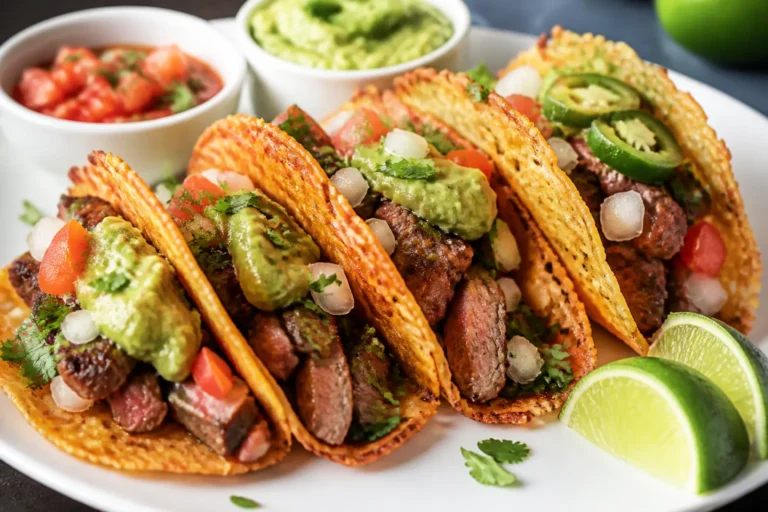 Keto Carne Asada Tacos – Bold, Fresh, and Low-Carb