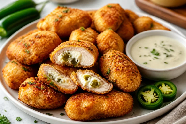 Jalapeño Popper Chicken Bites – Crispy, Creamy, Crowd-Pleasing Appetizers