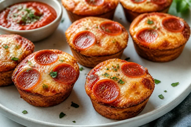 High Protein Keto Pizza Muffins – A Savory, Grab-and-Go Snack