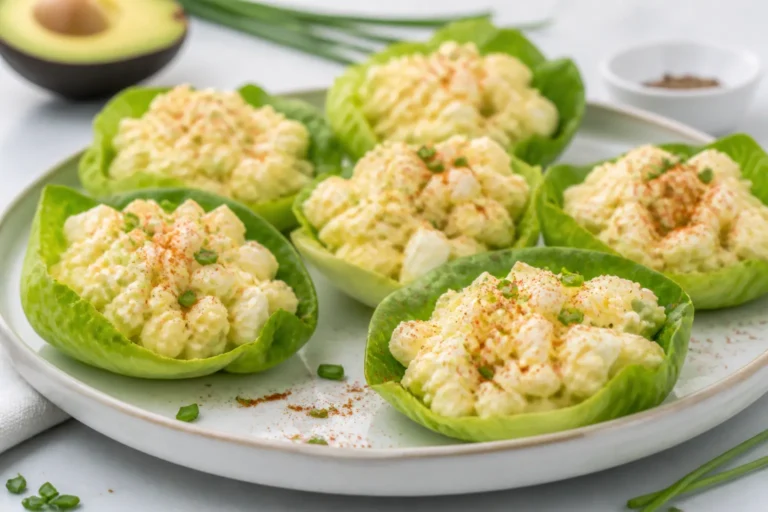 High Protein Keto Egg Salad Cups – Simple, Satisfying, and Ready in Minutes