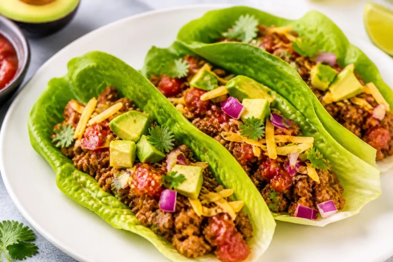 Keto Turkey Taco Lettuce Wraps – Fresh, Flavorful, and Low-Carb