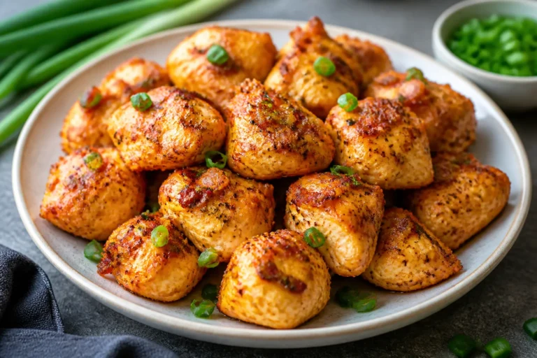 High Protein Keto Chicken Crack Bites – Crispy, Cheesy, and Satisfying