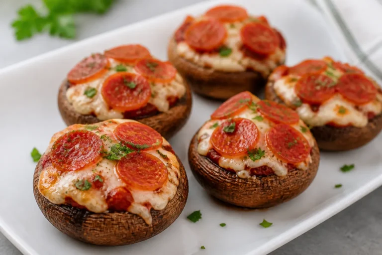 High Protein Pizza Stuffed Mushrooms – A Simple, Satisfying Twist on Pizza Night