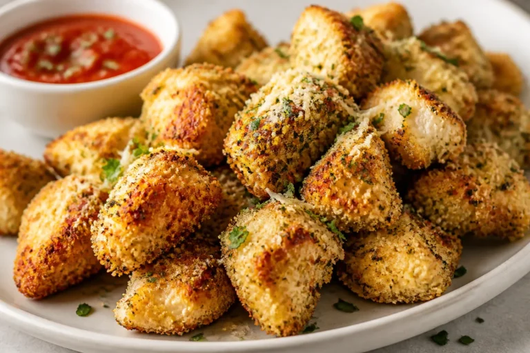 Air Fryer Parmesan Chicken Bites – Crispy, Juicy, and Weeknight-Friendly