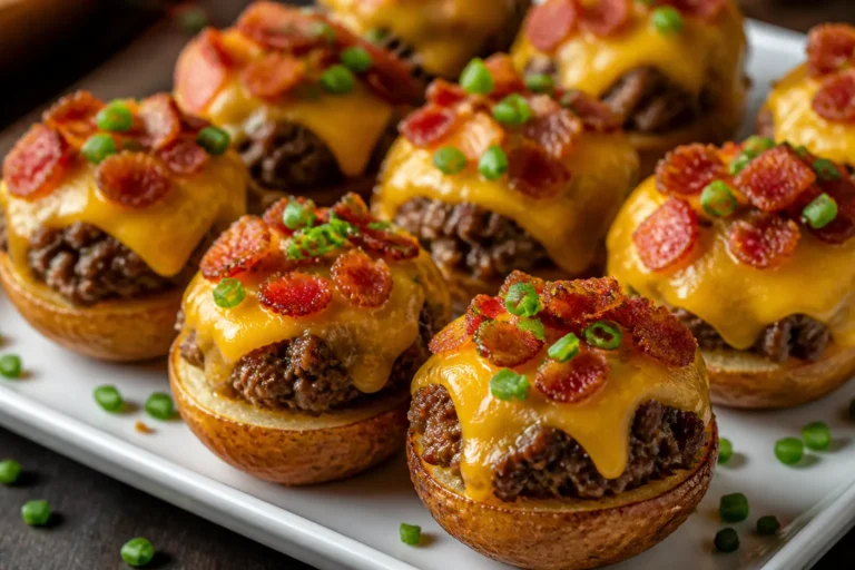 Loaded Bacon Cheeseburger Bites – A Fun, Crowd-Pleasing Snack