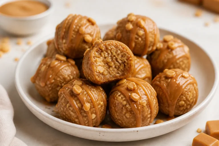 High Protein Caramel Protein Balls – A Sweet, Satisfying Snack