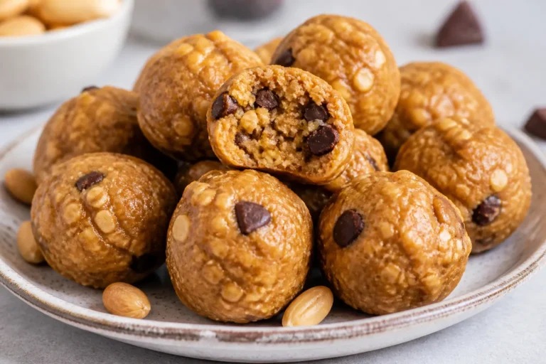 High Protein Keto Peanut Butter Crunch Bites – Easy, Satisfying, and Snackable