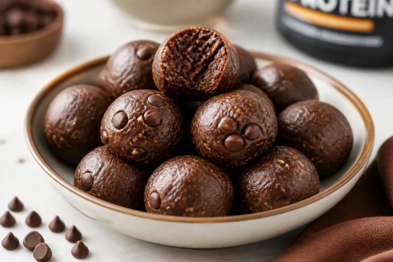 High Protein Keto Brownie Protein Balls – Easy, No-Bake, and Seriously Satisfying