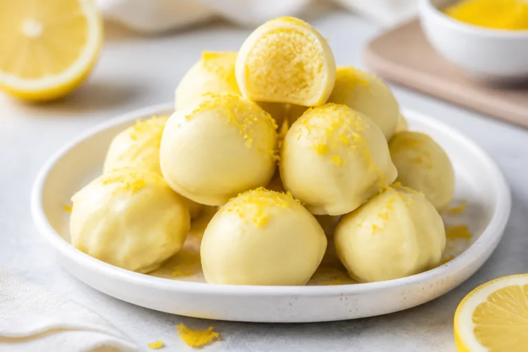 Keto Lemon Protein Truffles – Bright, Zesty Bites With a Protein Boost